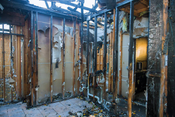 Professional Emergency Fire Cleanup technician working in Middleville, MI